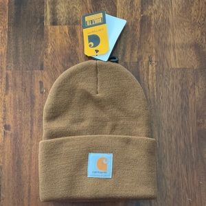 Carhartt Knit Cuffed Beanie: One Size Carhartt Brown UNISEX